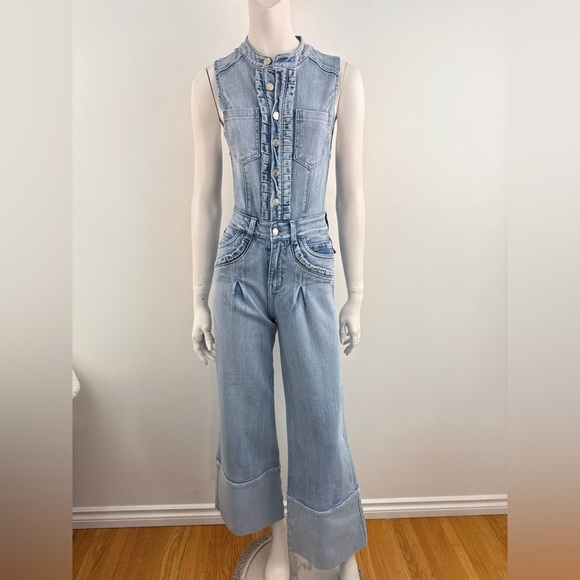 JORGE SALINAS Denim - Denim Blue Women Jeans Overalls